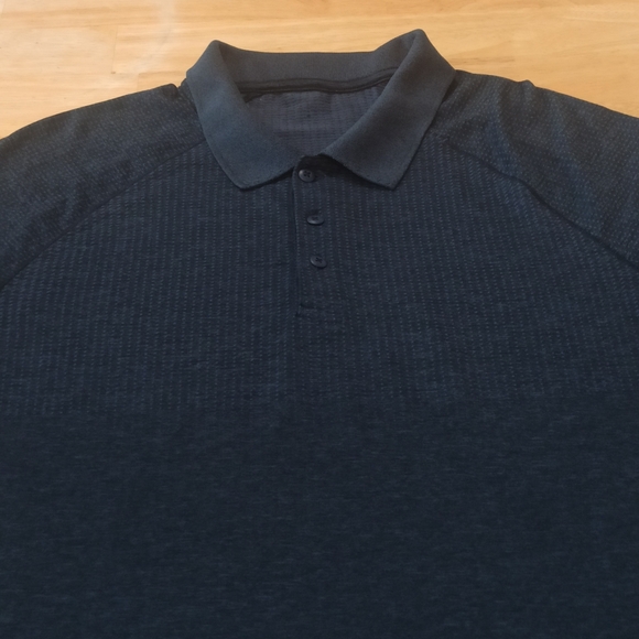 Lululemon Polo Shirt  Mens XLarge Navy-Blue Short Sleeve. - Picture 6 of 16